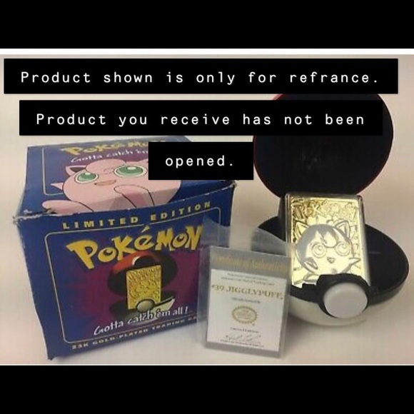 Limited Edition Jigglypuff Gold Played Card - Picture 3 of 8